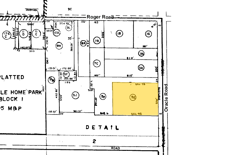 3867 N Oracle Rd, Tucson, AZ à louer - Plan cadastral - Image 2 de 4
