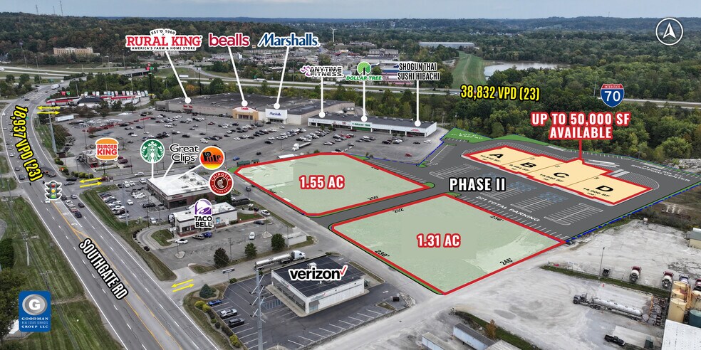 61600-61690 Southgate Rd, Cambridge, OH à louer - Photo du bâtiment - Image 1 de 7