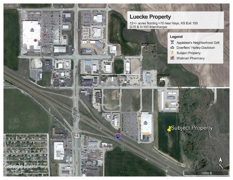 800 E 41st St, Hays, KS à vendre - Aérien - Image 1 de 1