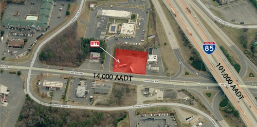 2629 Little Rock Rd, Charlotte, NC for lease - Aerial - Image 1 of 7