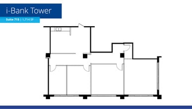 5050 Poplar Ave, Memphis, TN à louer Plan d’étage- Image 1 de 5
