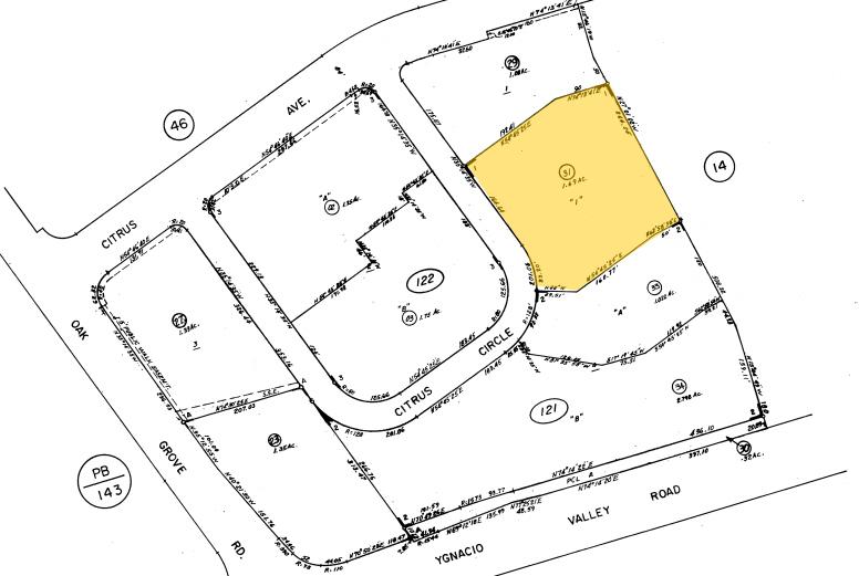 3075 Citrus Cir, Walnut Creek, CA à louer - Plan cadastral - Image 2 de 7