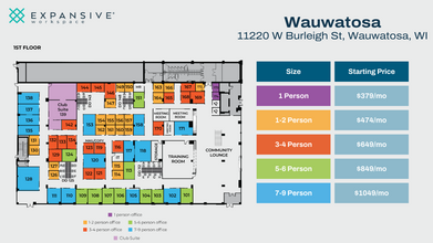 11220 W burleigh St, Wauwatosa, WI à louer Plan d’étage- Image 1 de 5