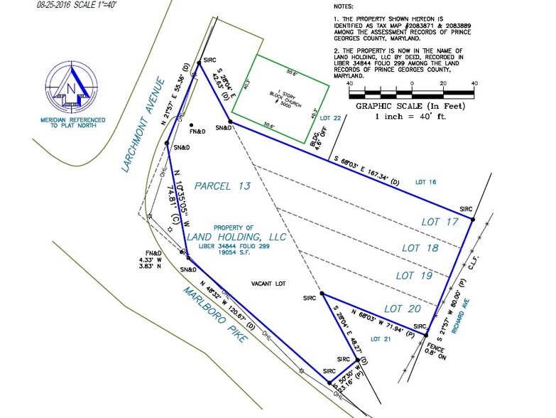 5000 Marlboro Pike, Capitol Heights, MD à louer - Plan cadastral - Image 2 de 8