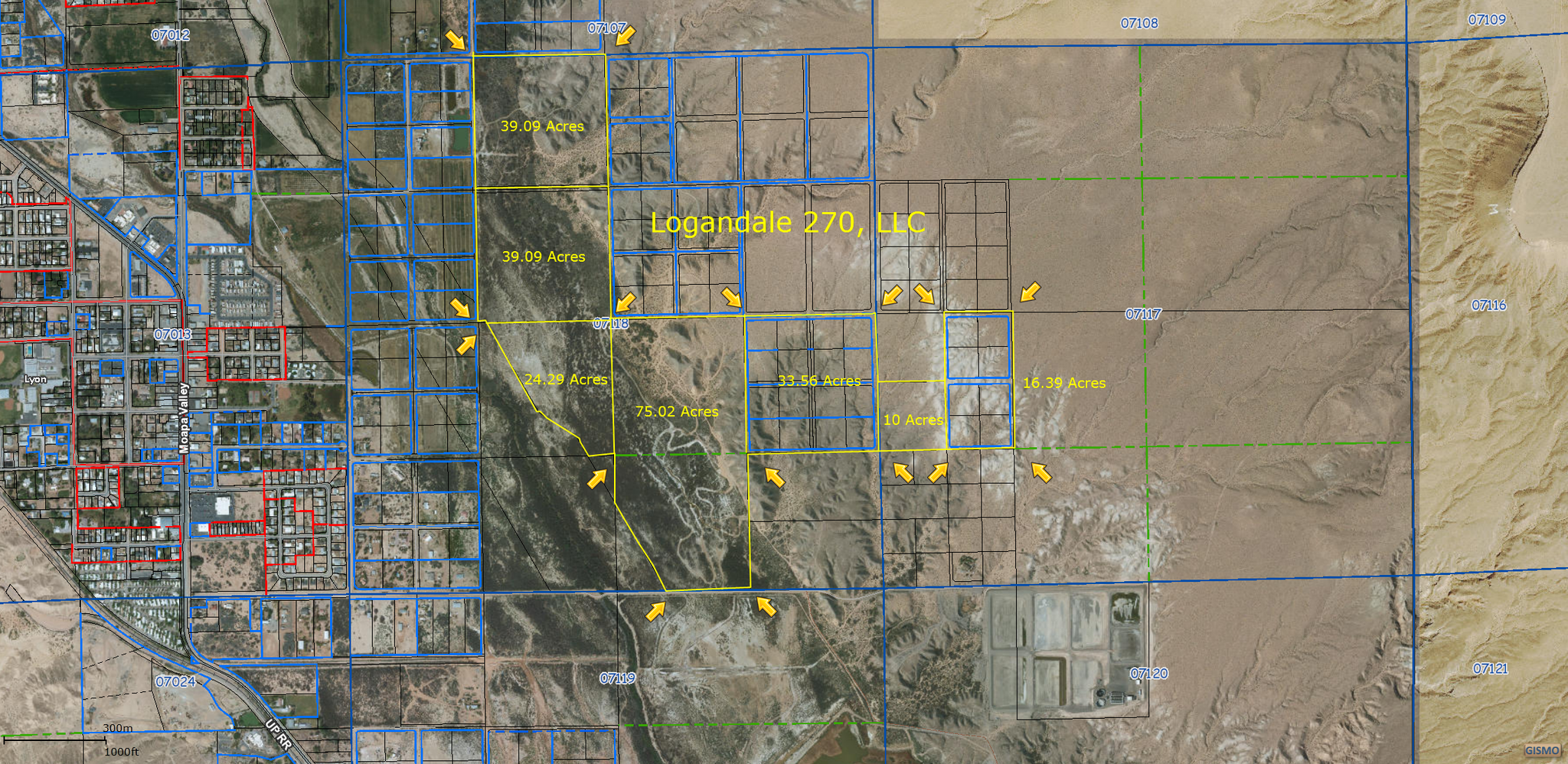 Moapa Valley Rd, Logandale, NV for sale Aerial- Image 1 of 3