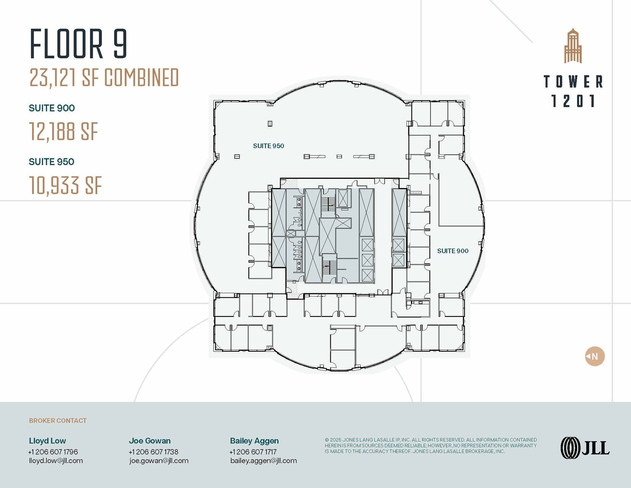 1201 3rd Ave, Seattle, WA à louer Plan d’étage- Image 1 de 1