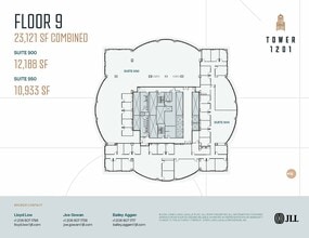 1201 3rd Ave, Seattle, WA à louer Plan d’étage- Image 1 de 1