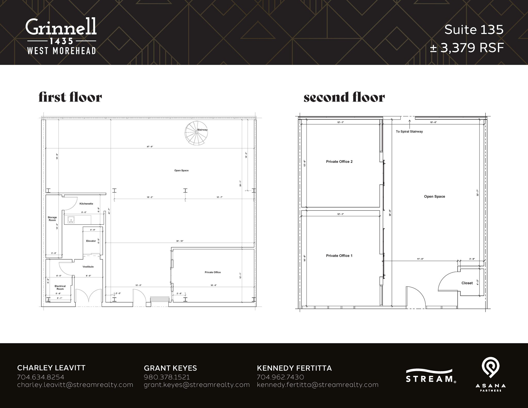 1435 W Morehead St, Charlotte, NC for lease Floor Plan- Image 1 of 1