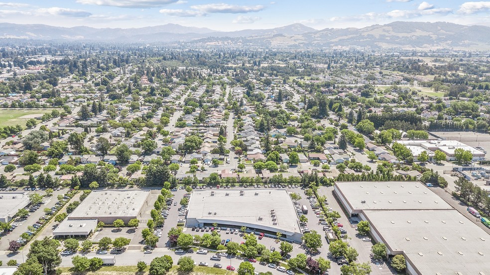 1244 Apollo Way, Santa Rosa, CA for lease - Aerial - Image 3 of 9