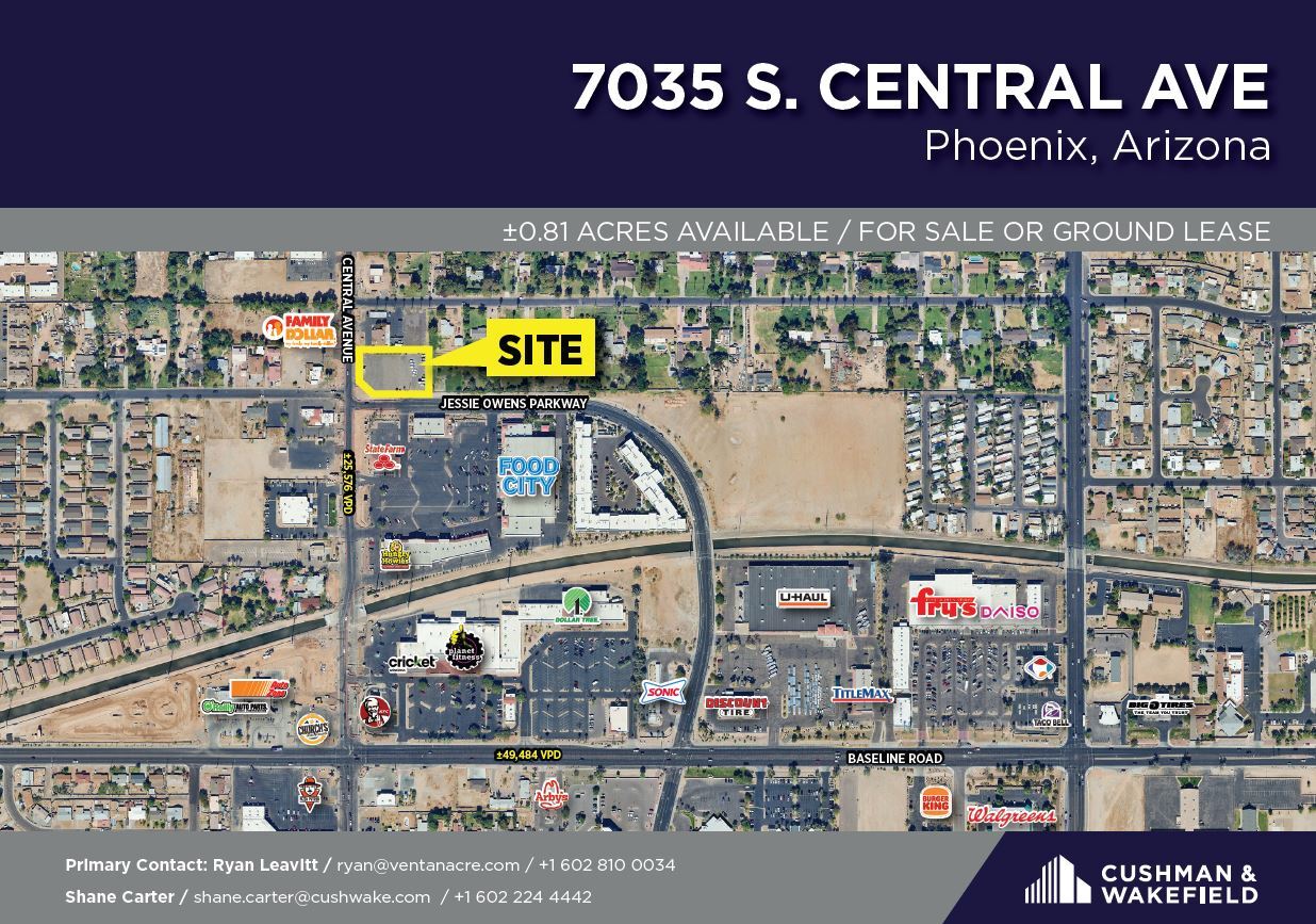 7035 S Central Ave, Phoenix, AZ à vendre Photo principale- Image 1 de 2