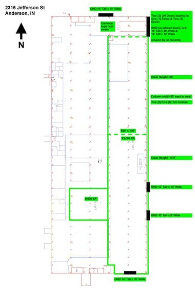 2316 Jefferson St, Anderson, IN for lease - Floor Plan - Image 3 of 19