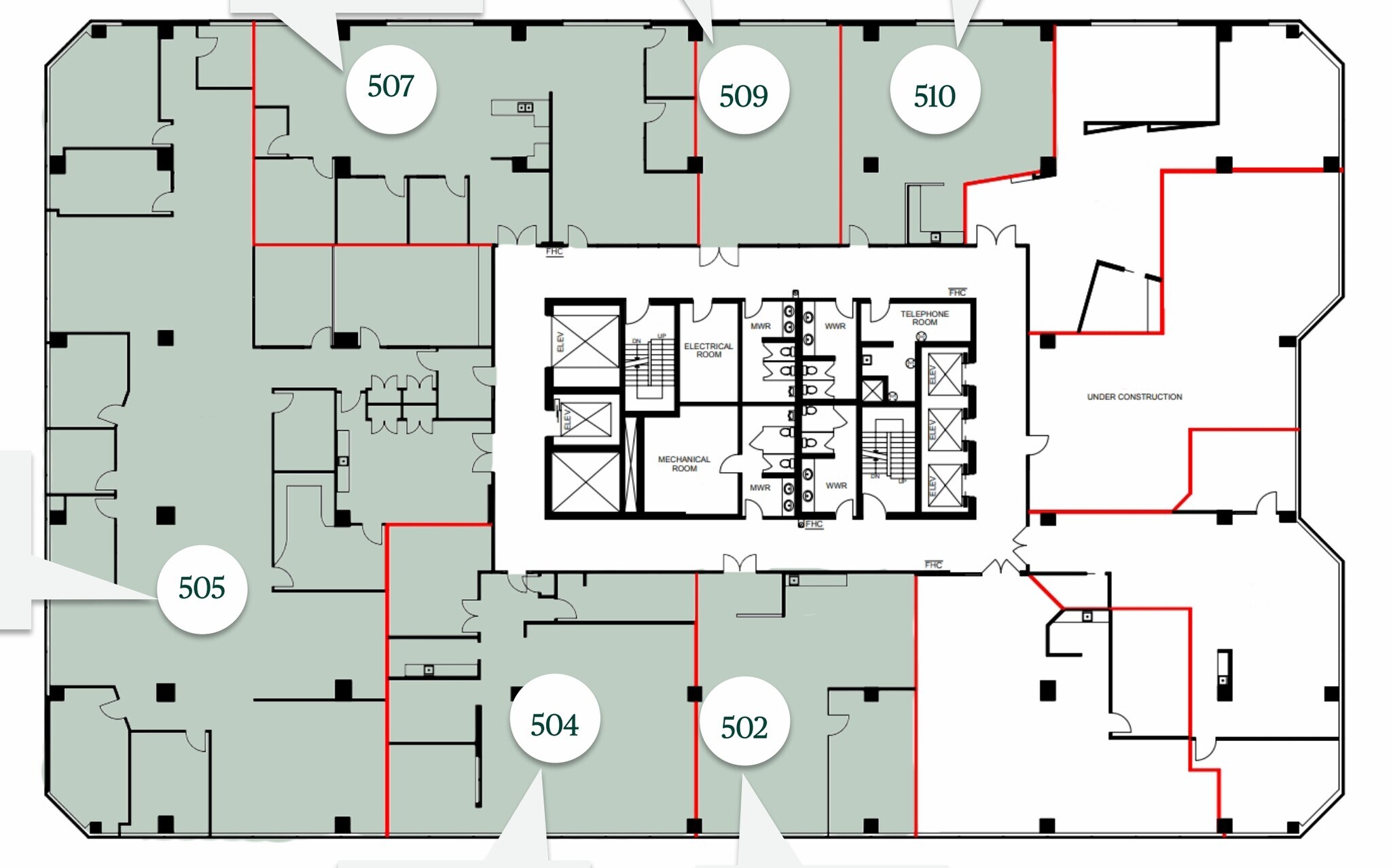 555 Richmond St W, Toronto, ON à louer Plan d’étage- Image 1 de 1