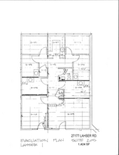 27177 Lahser Rd, Southfield, MI à louer Plan d  tage- Image 1 de 1