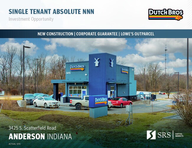 Plus de détails pour 3425 S Scatterfield Rd, Anderson, IN - Commerce de détail à vendre