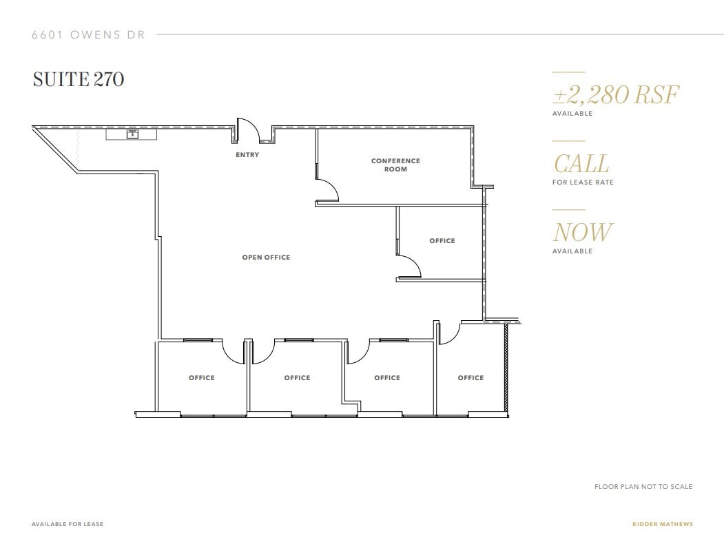 6601 Owens Dr, Pleasanton, CA à louer Plan d’étage- Image 1 de 1