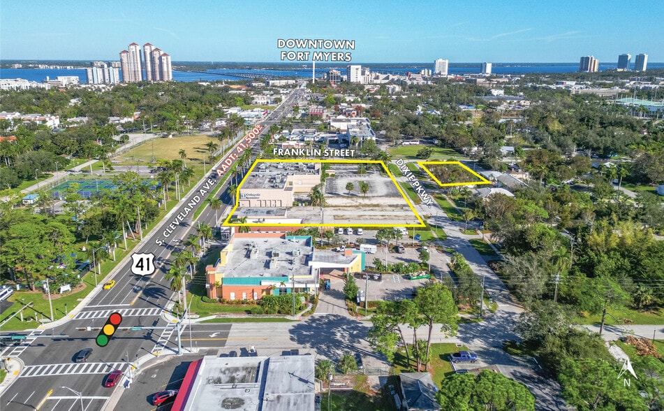 2531 S Cleveland Ave, Fort Myers, FL for lease - Aerial - Image 3 of 4