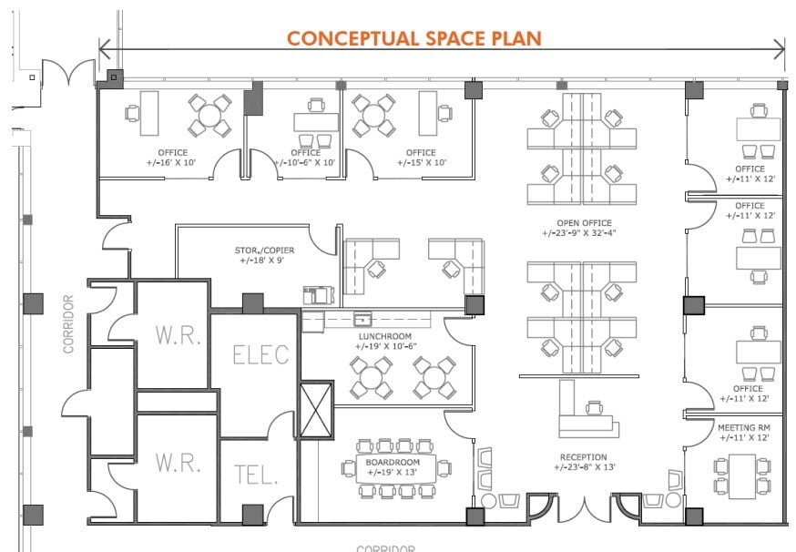 700 Lawrence Ave W, Toronto, ON for lease Floor Plan- Image 1 of 1