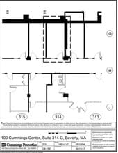 100 Cummings Ctr, Beverly, MA à louer Plan d’étage- Image 1 de 1