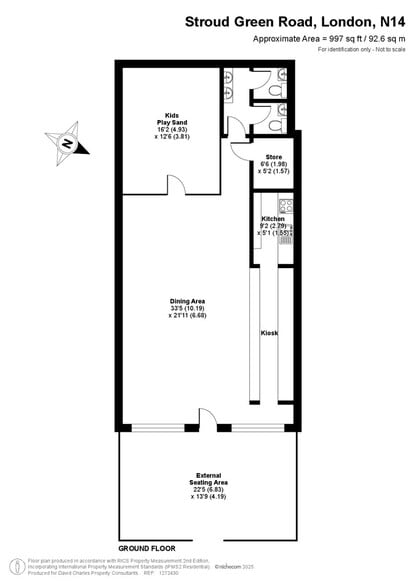 93 Stroud Green Rd, London for lease - Floor Plan - Image 2 of 11