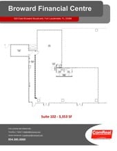 500 E Broward Blvd, Fort Lauderdale, FL à louer Plan d’étage- Image 1 de 1