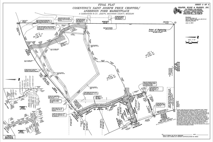 3800 Beck Rd, Saint Joseph, MO à vendre - Plan cadastral - Image 2 de 3