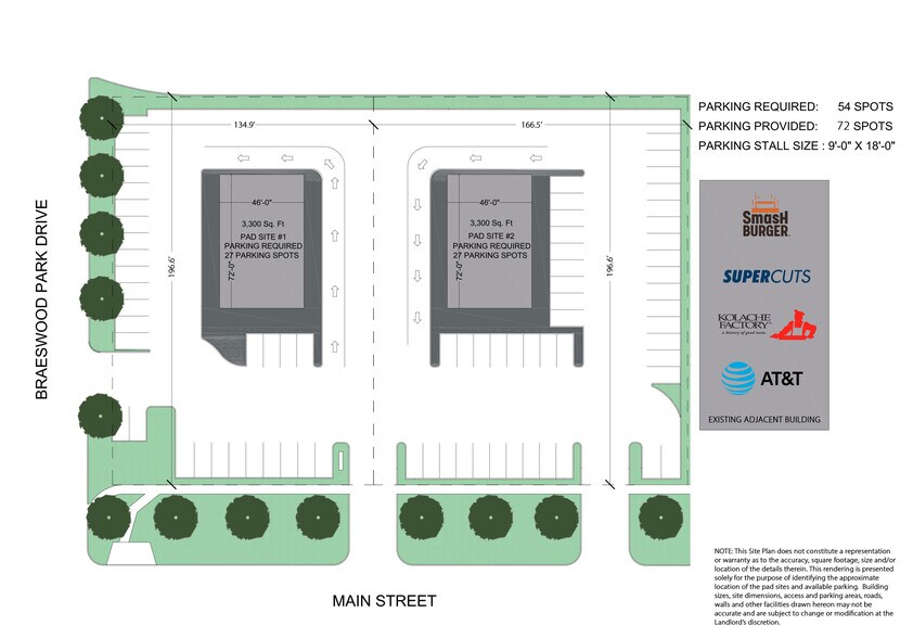 7807 Main St, Houston, TX à louer - Plan de site - Image 3 de 8