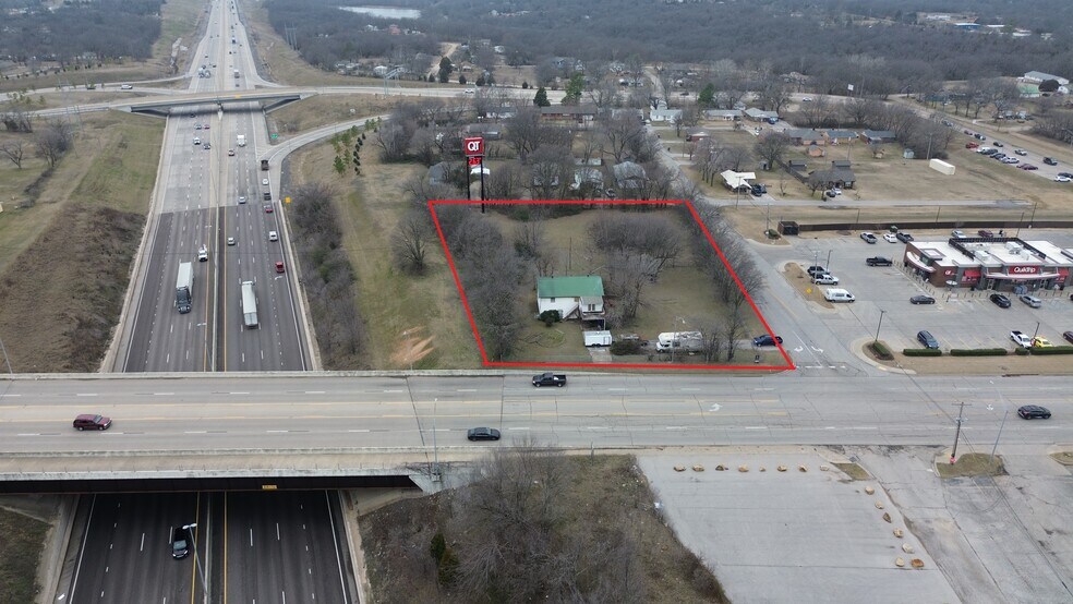 1124 9th st, Sapulpa, OK for sale - Aerial - Image 1 of 2