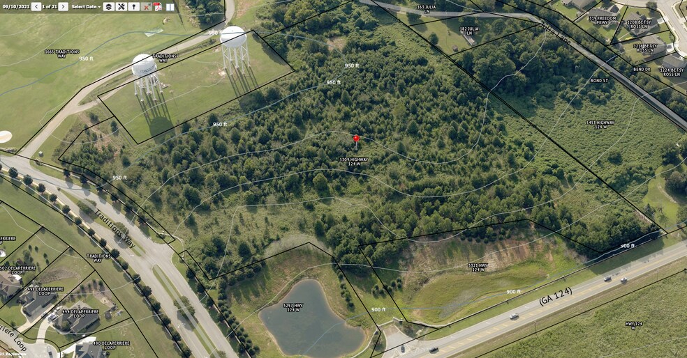5309 GA-124, Hoschton, GA for sale - Aerial - Image 2 of 6