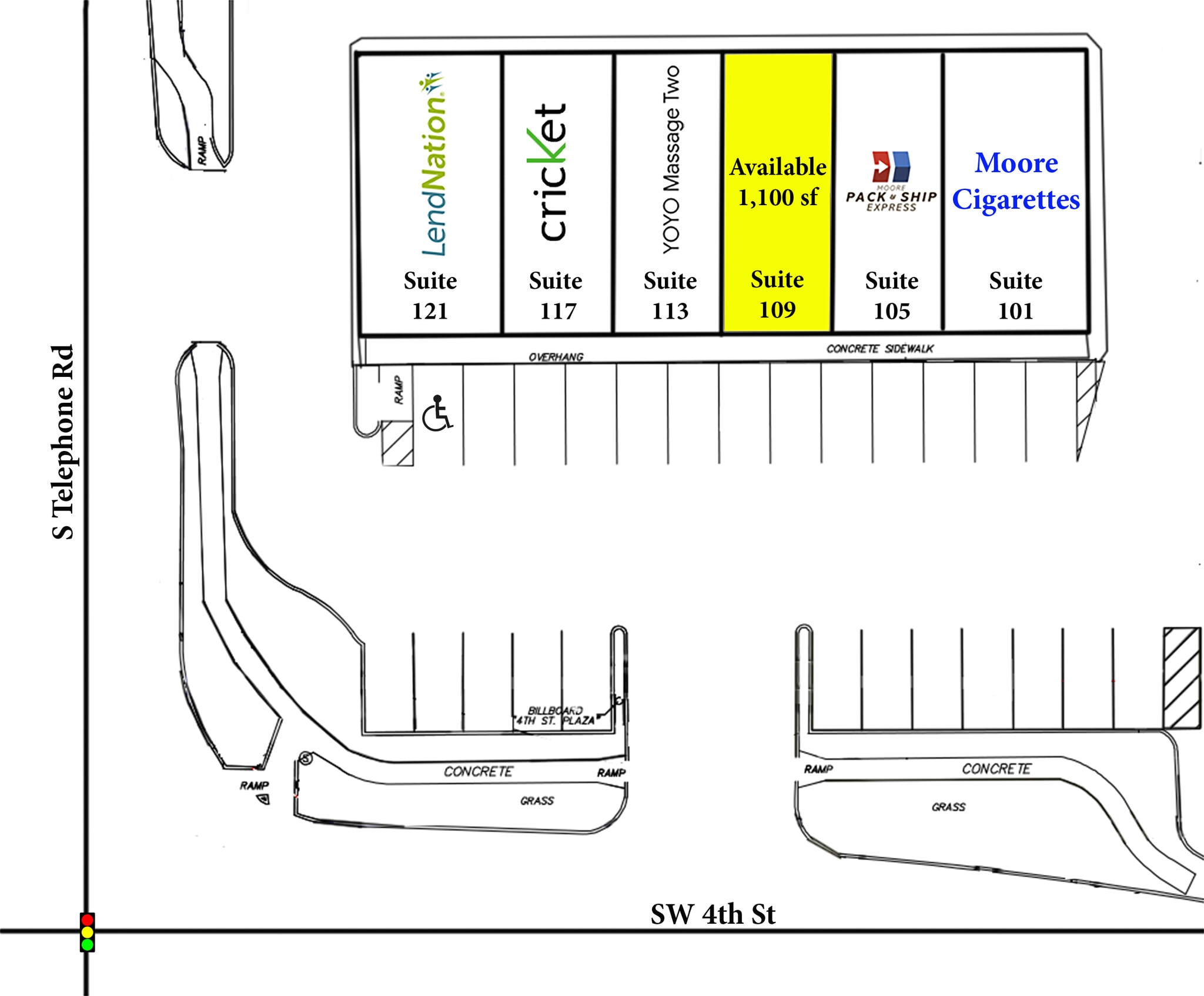 521-531 SW 4th St, Moore, OK for lease Site Plan- Image 1 of 1