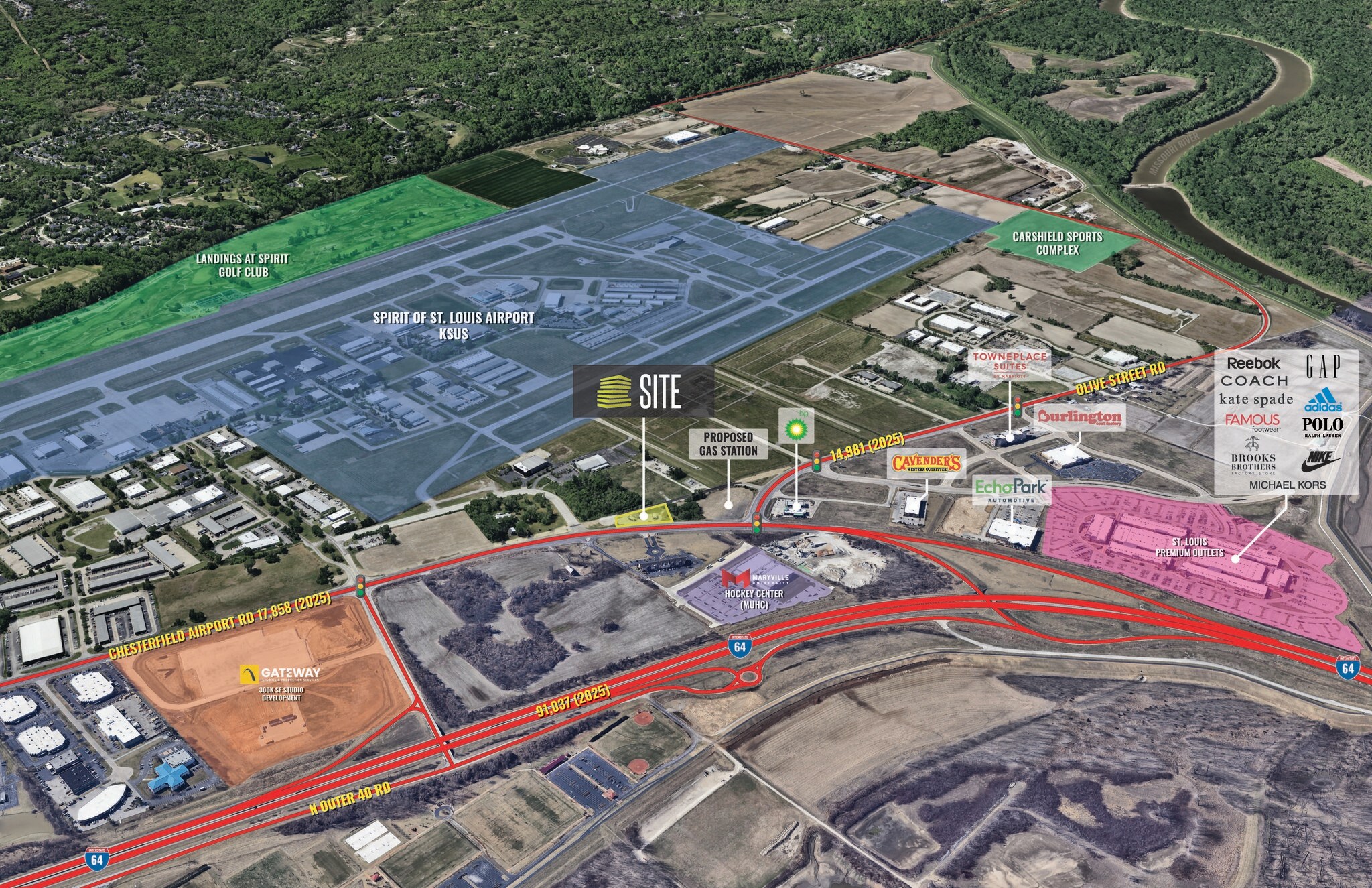 18423 Olive Street Rd, Chesterfield, MO à louer Photo principale- Image 1 de 5