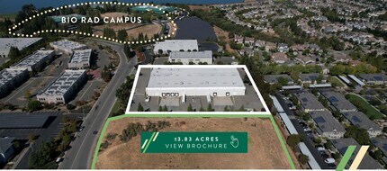 200 Linus Pauling Dr, Hercules, CA - Aérien Vue de la carte - Image1