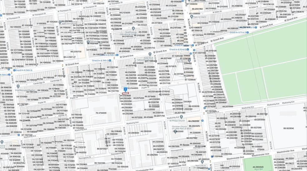 635 N 54th St, Philadelphia, PA for sale - Plat Map - Image 1 of 5