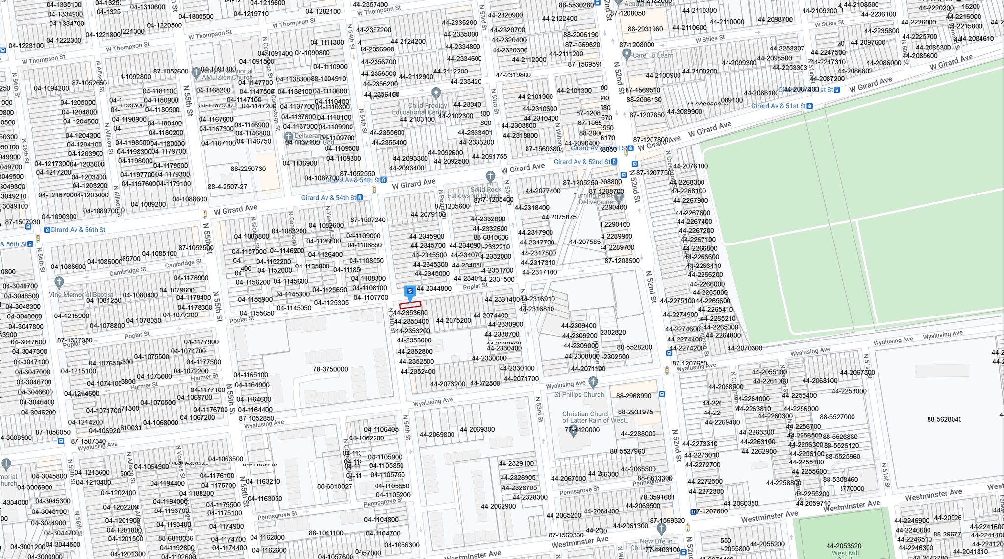 635 N 54th St, Philadelphia, PA for sale Plat Map- Image 1 of 6