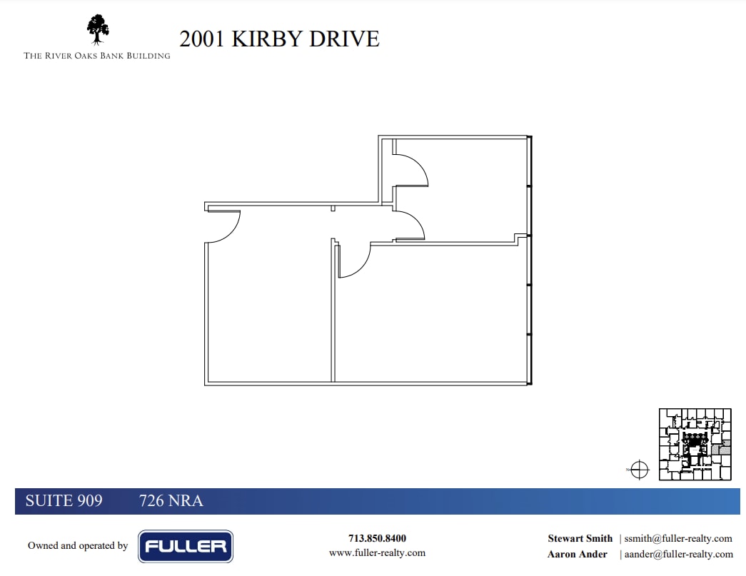 2001 Kirby Dr, Houston, TX for lease Floor Plan- Image 1 of 1