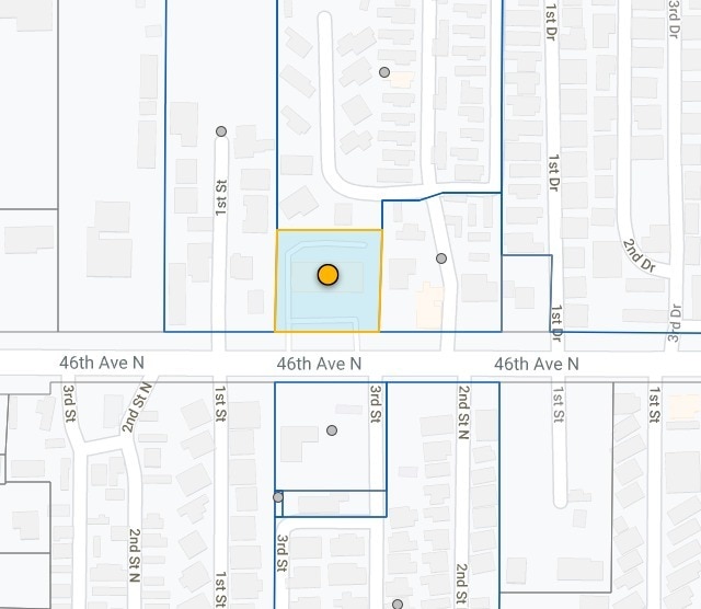 7509 46th Ave N, Saint Petersburg, FL à vendre - Plan cadastral - Image 2 de 7