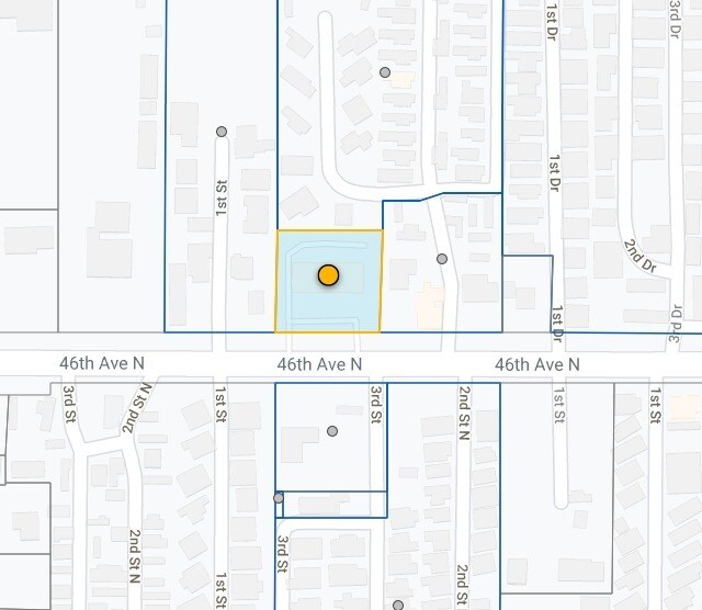 7509 46th Ave N, Saint Petersburg, FL à louer - Plan cadastral - Image 3 de 7