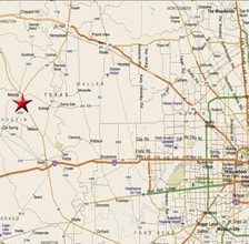 1408 S Front St, Bellville, TX - AERIAL  map view - Image1