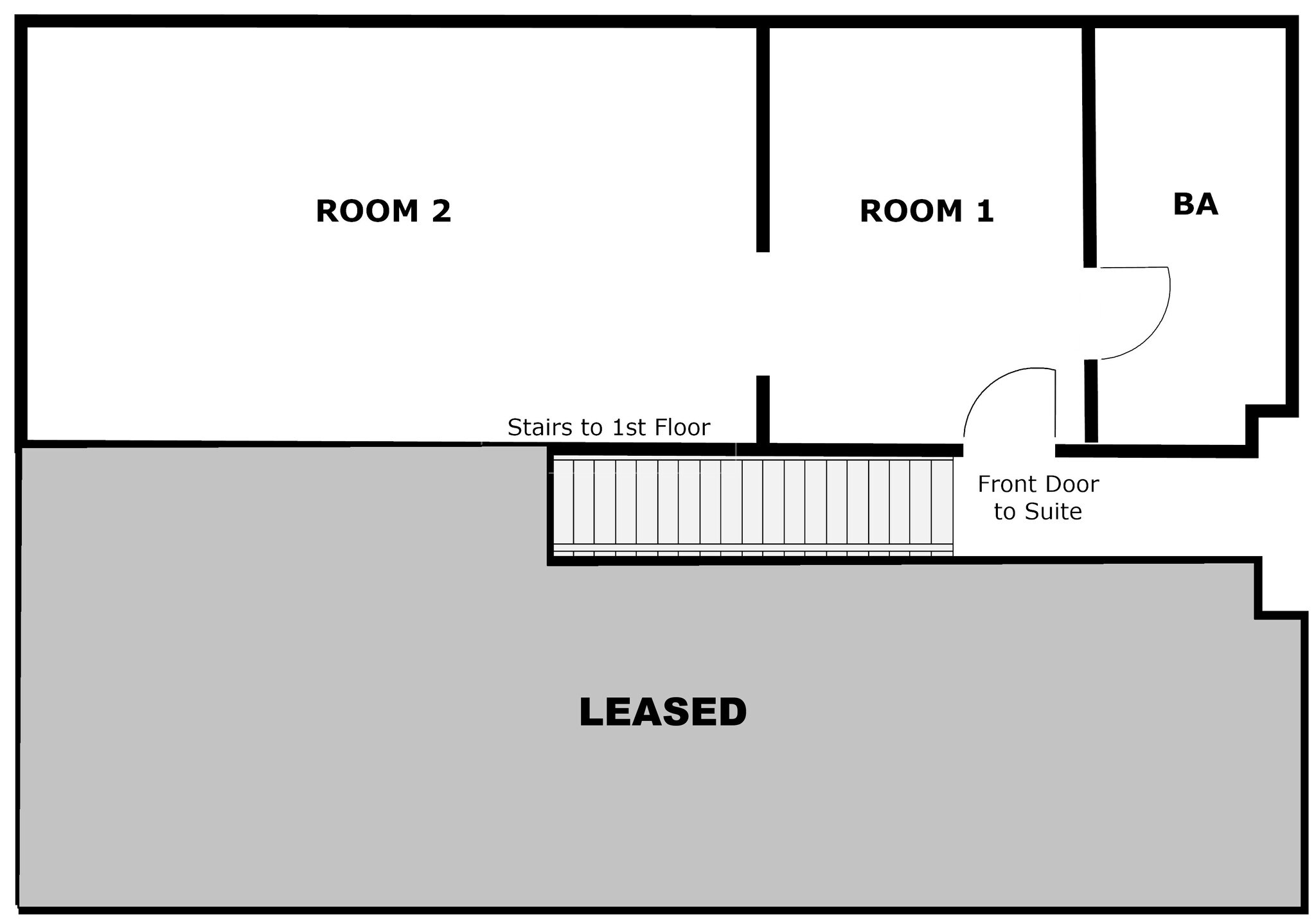 9029 Center St, Manassas, VA à louer Plan d’étage- Image 1 de 5