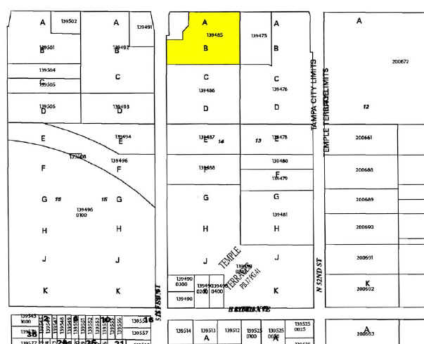 5103 E Fowler Ave, Tampa, FL à vendre Plan cadastral- Image 1 de 1