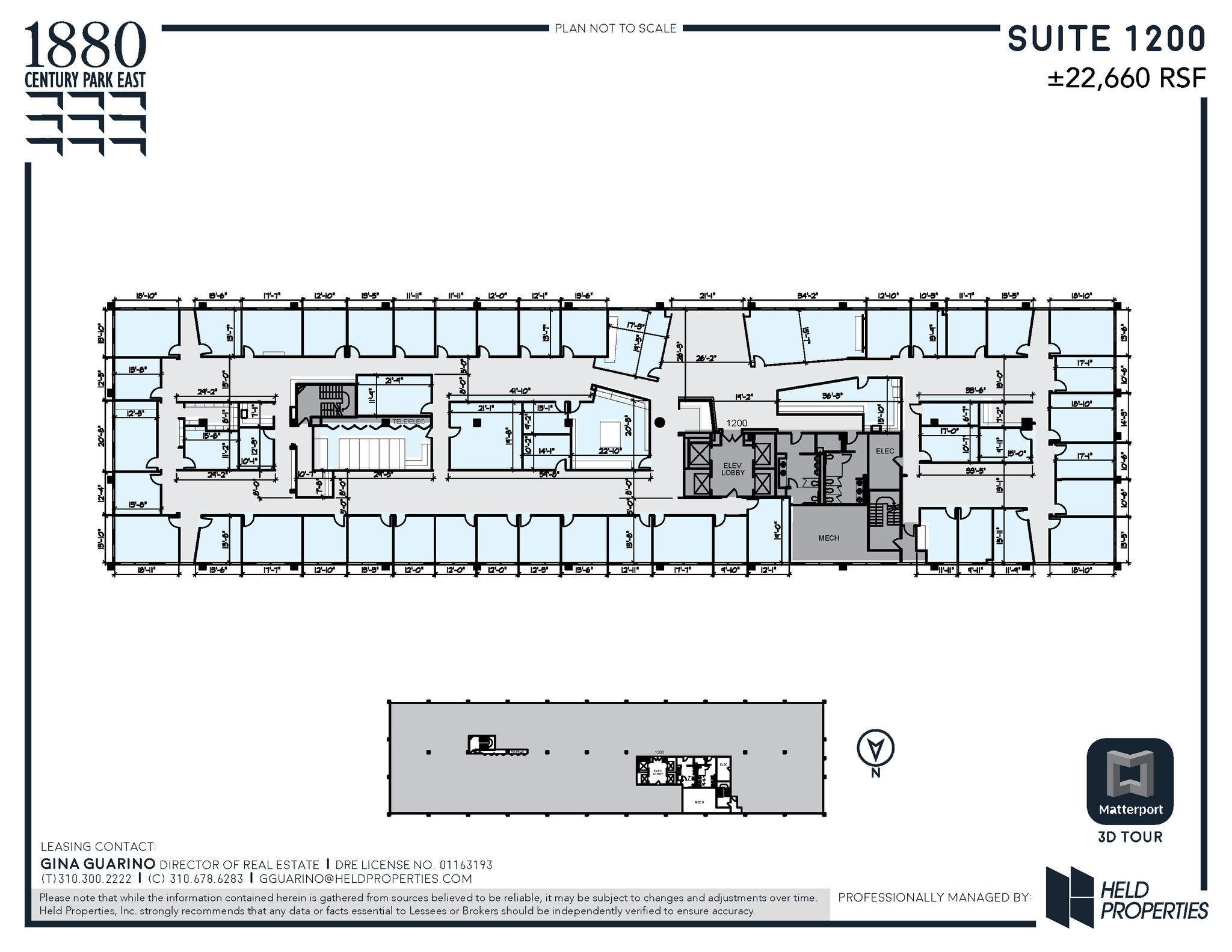 1880 Century Park E, Los Angeles, CA for lease Site Plan- Image 1 of 6