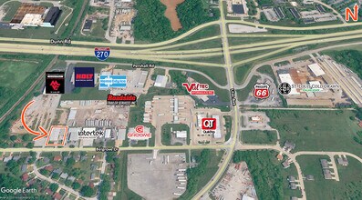 1247 Belgrove Dr, Bellefontaine Neighbors, MO - Aerial map view - Image1