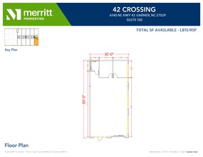 6100 NC Highway 42 W, Garner, NC à louer Plan de site- Image 2 de 6