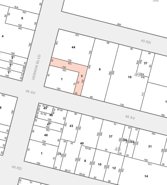 1011 46th Ave, Long Island City, NY à louer - Plan cadastral - Image 2 de 5