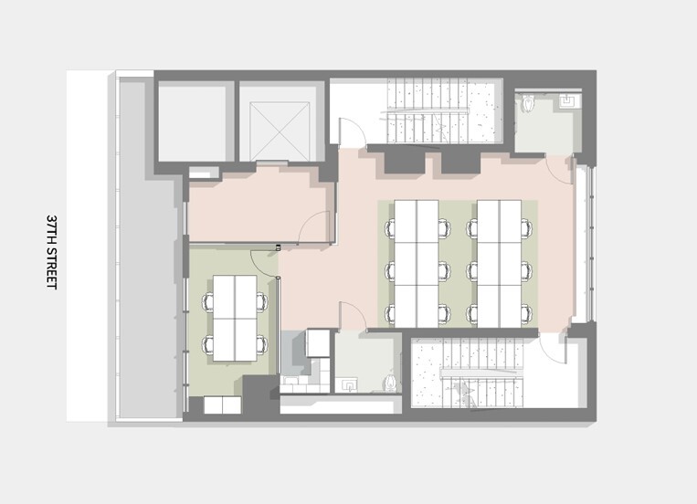 44 W 37th St, New York, NY à louer Plan d’étage- Image 1 de 1