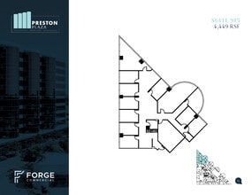 17950 Preston Rd, Dallas, TX for lease Floor Plan- Image 1 of 1