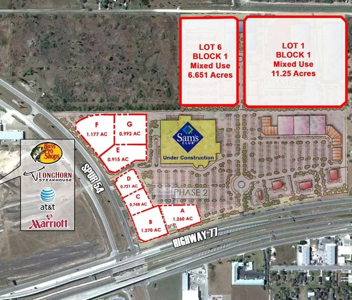 Expressway 77 & Spur 54, Harlingen, TX for lease - Building Photo - Image 3 of 7