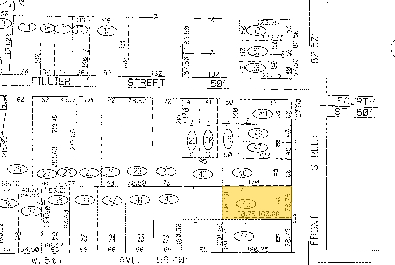 407 Front St, Berea, OH à vendre - Plan cadastral - Image 3 de 3