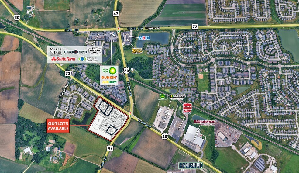 Route 42, Pingree Grove, IL for lease - Primary Photo - Image 1 of 1