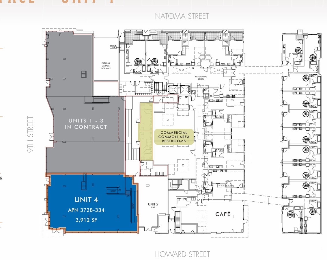 1288 Howard St, San Francisco, CA 94103 - Unit 4 -  - Floor Plan - Image 1 of 1