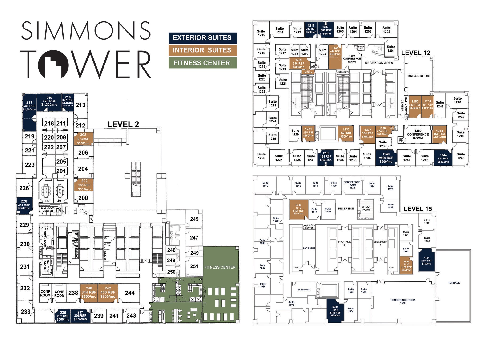 425 W Capitol Ave, Little Rock, AR for lease Floor Plan- Image 1 of 10
